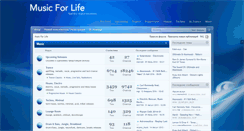 Desktop Screenshot of music4life.ru